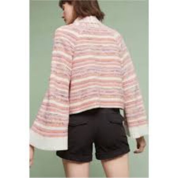 Anthropologie Moth Mahalia Kimono Multicolored Sweater Cardigan Oversized XS - Picture 2 of 11
